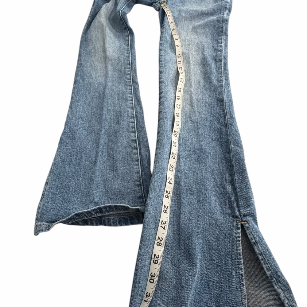Blank NYC The Hoyt Flare Split Hem High Waist Jeans Sz 25 - Picture 13 of 13